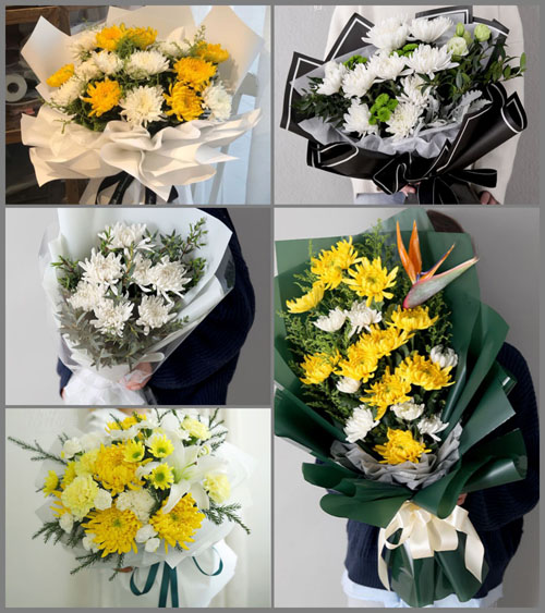 山东莱芜莱城区茶业口镇姜家峪村白事花束代送